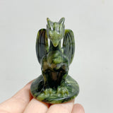 Green Jade Flying Dragon Carving Wholesale