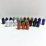 8 Types Mini Crystal Tower Wholesale Howlite Red Jasper Labradorite
