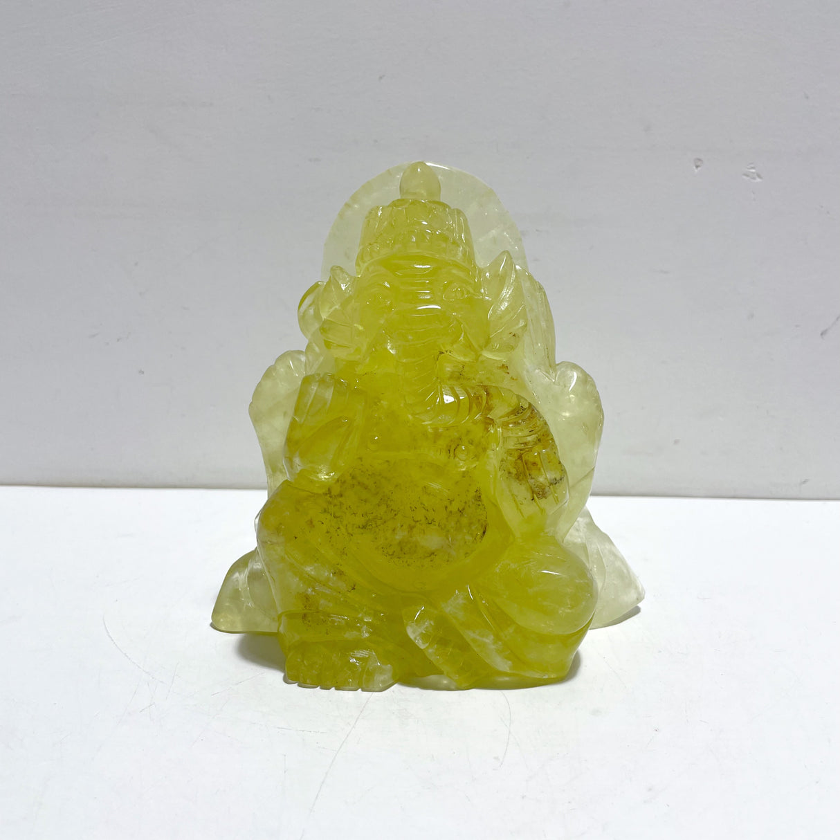Beautiful Citrine Ganesha Carving