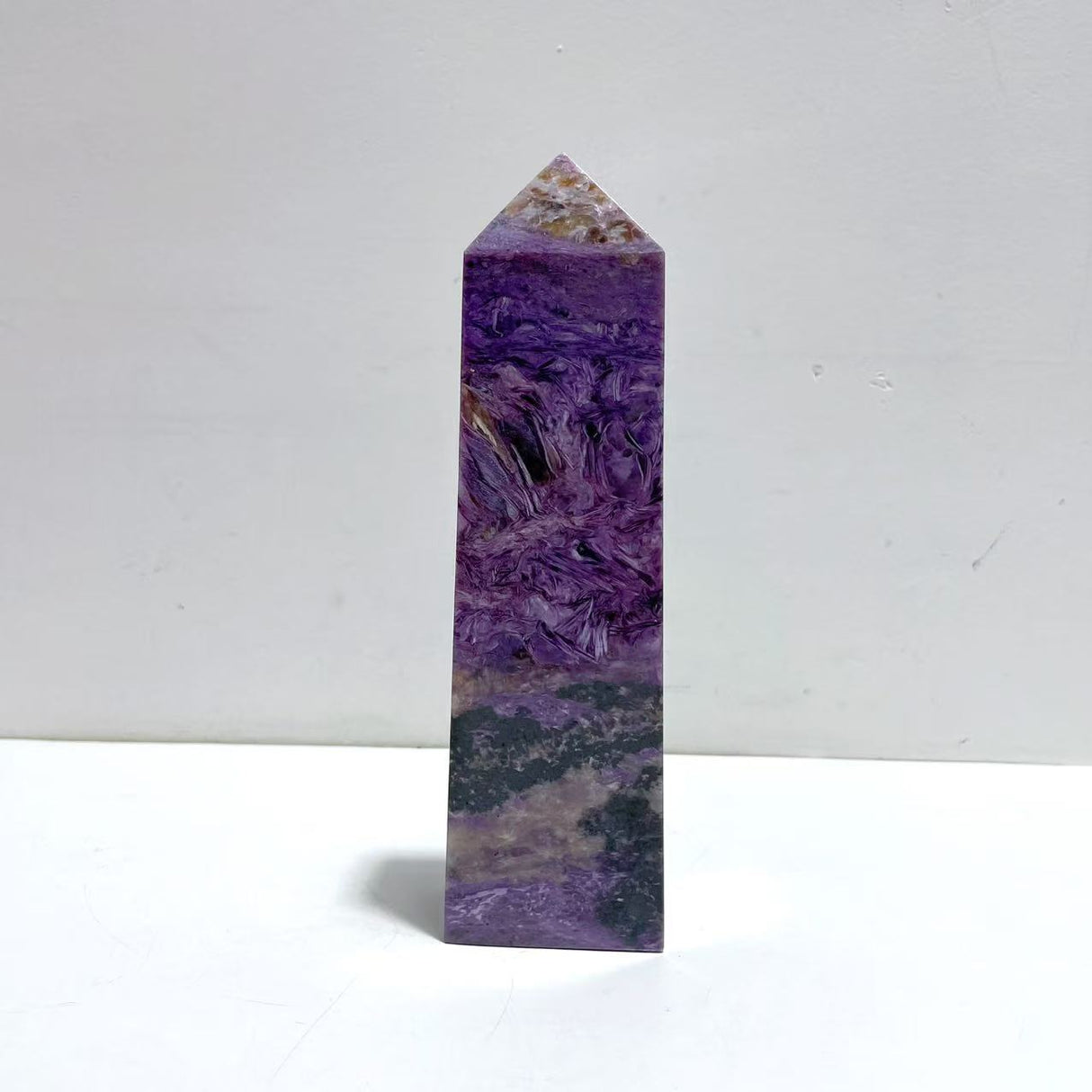 20.8CM Charoite Tower Point For Collection