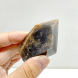 65 Pieces Black Rainbow Sun Stone With Hematite Free Form