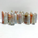 41 Pieces Stripe Agate Tower Points