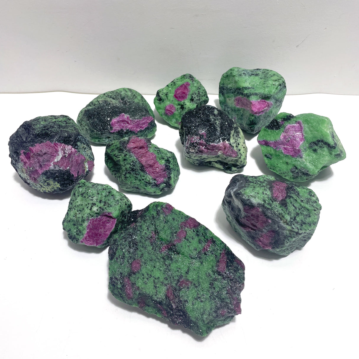 10 Pieces Large Raw Ruby Zoisite Specimen