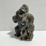 Unique Volcano Agate King Kong Ape Carving #7