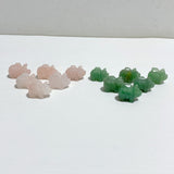 Mini Flying Pig Carving Animal Clear Quartz&Moss Agate Wholesale