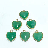 11 Types Crystal Heart Shape Pendants Wholesale Rose Quartz Chevron Amethyst Tiger Eye