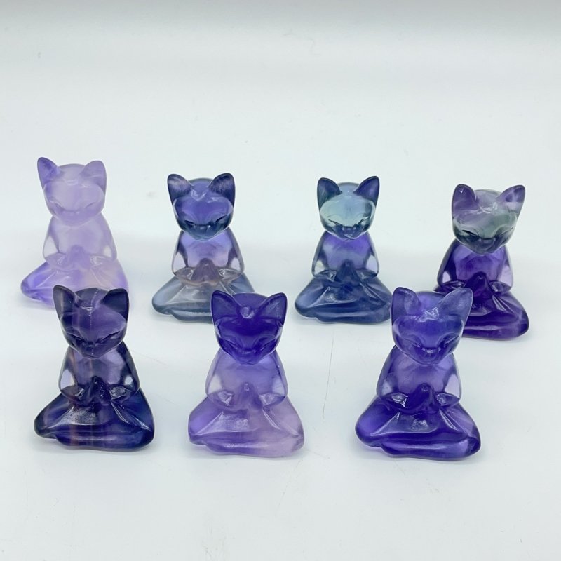 Fluorite Cat Carving Crystals Wholesale -Wholesale Crystals