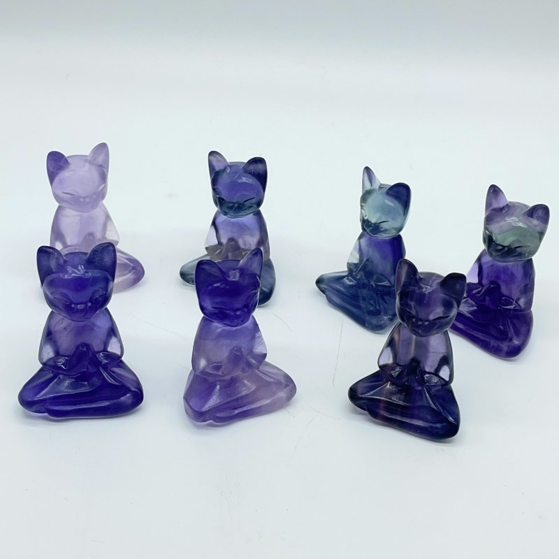 Fluorite Cat Carving Crystals Wholesale -Wholesale Crystals