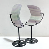 Fluorite Moon Carving With Stand Wholesale -Wholesale Crystals