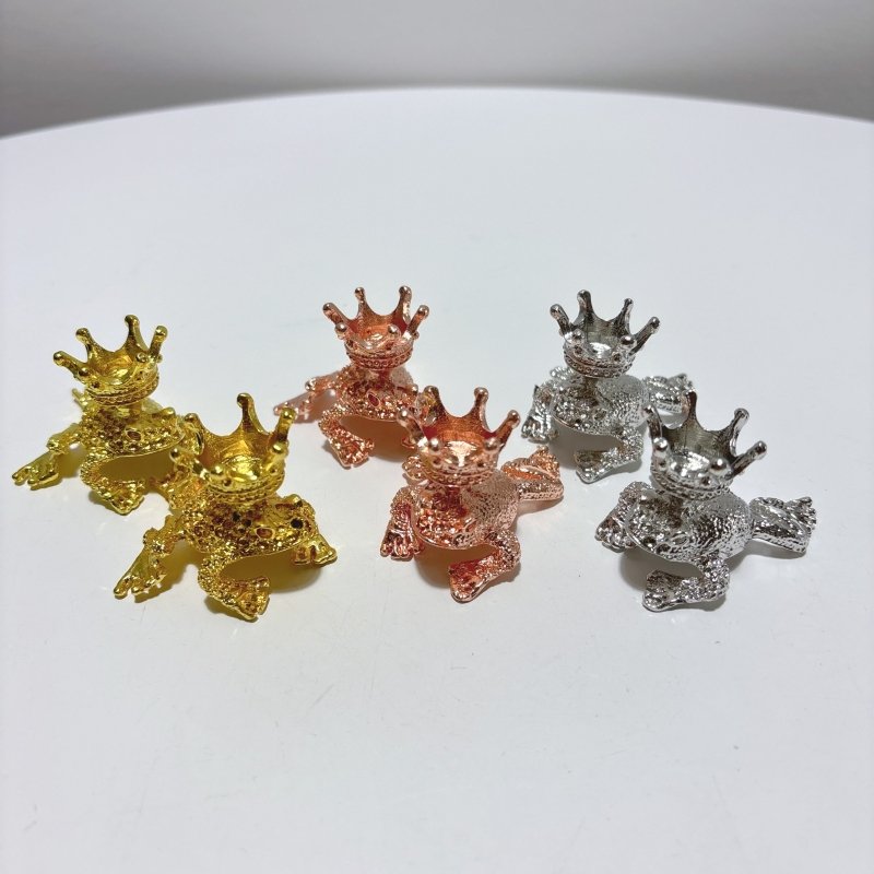 Frog Crown Stand Crystal Sphere Stand Wholesale - Wholesale Crystals