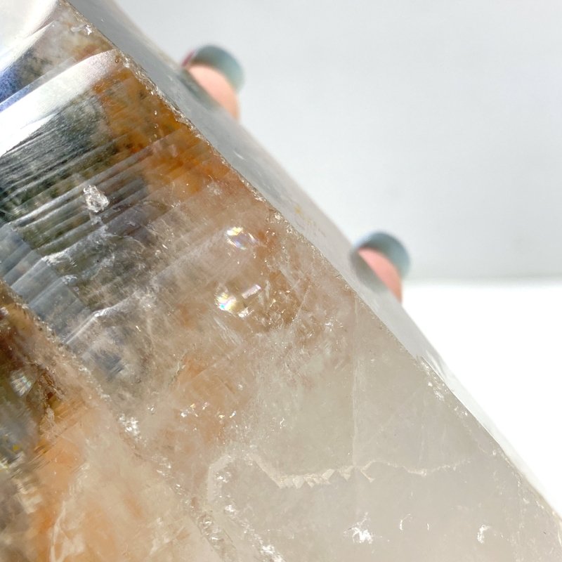 Garden Quartz Raw Bottom Point With Stand 3 - Wholesale Crystals