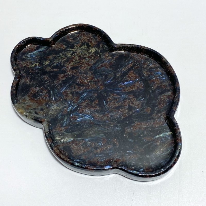 Garnet Mixed Astrophyllite Cloud Shape Stand Base Home Decor Wholesale - Wholesale Crystals