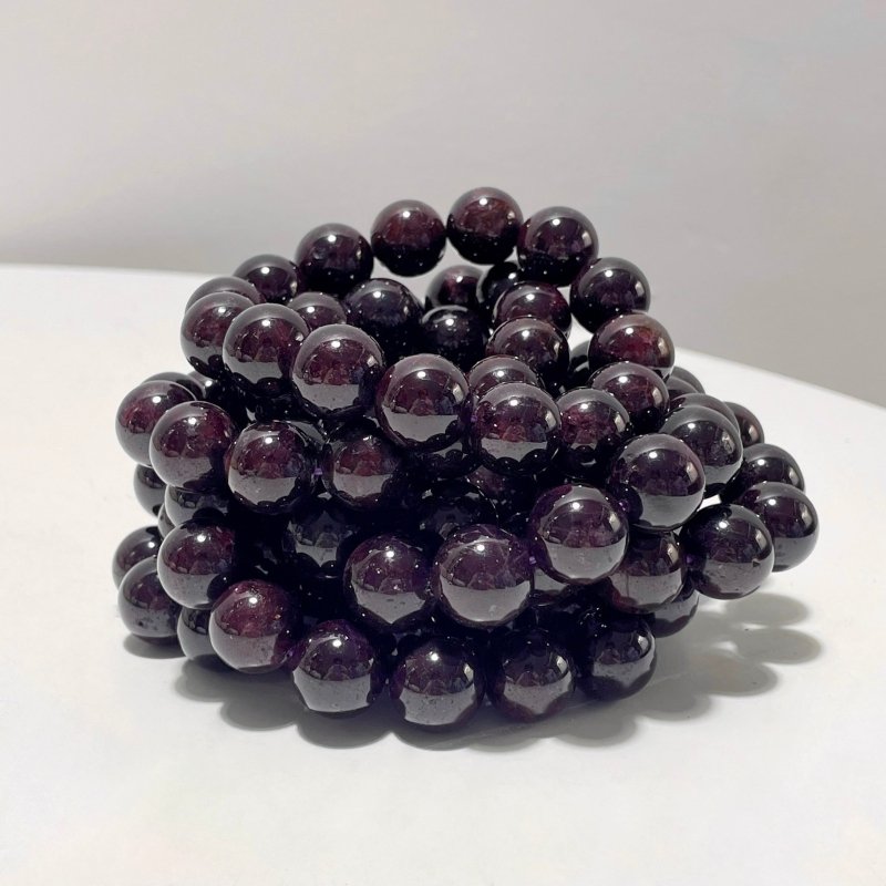 Garnet With Six Star Light Bracelets Wholesale - Wholesale Crystals