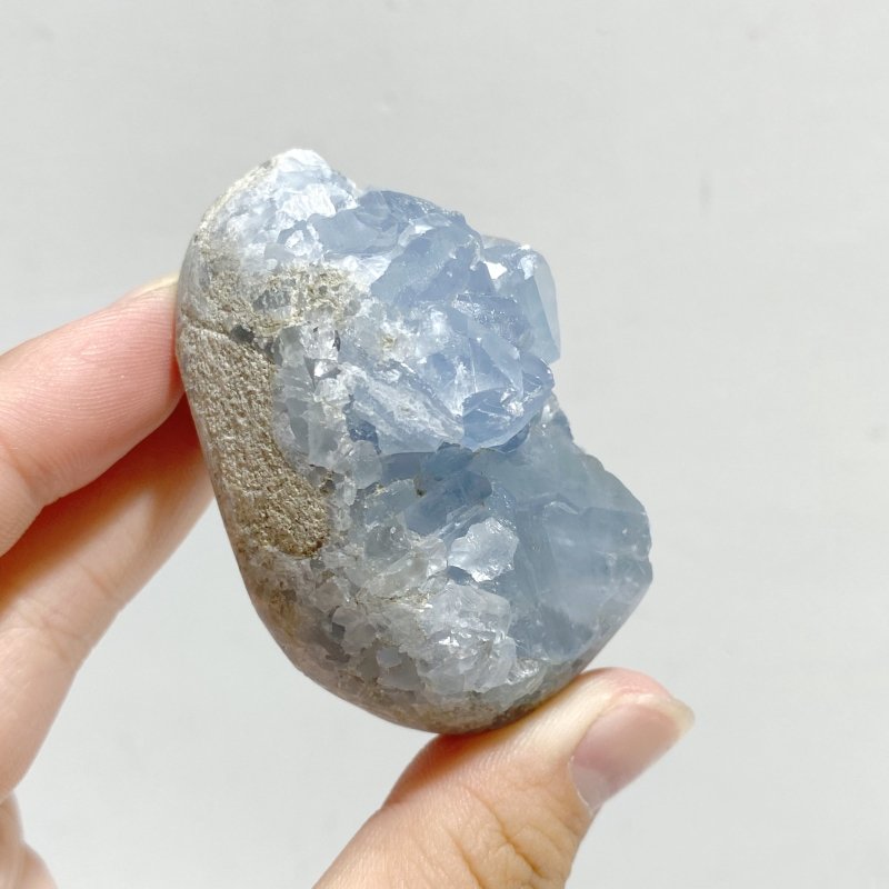 Geode Blue Celestite Egg Shape Wholesale -Wholesale Crystals