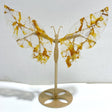Golden Hematoid Quartz Fire Quartz Butterfly Wing Carving With Stand -Wholesale Crystals