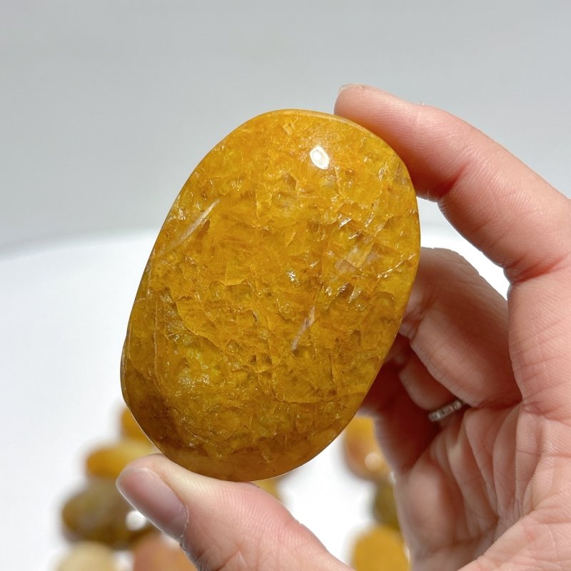 Golden Hematoid Quartz Fire Quartz Palm Wholesale - Wholesale Crystals