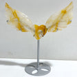 Golden Hematoid Quartz Heart Wing Carving With Stand Fire Quartz -Wholesale Crystals