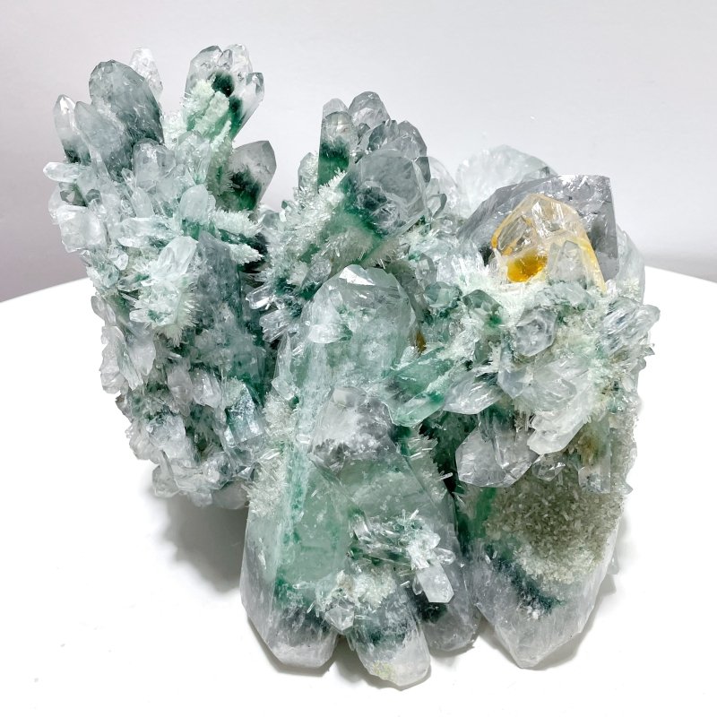 Green Crystal Cluster Man Made Crystal - Wholesale Crystals