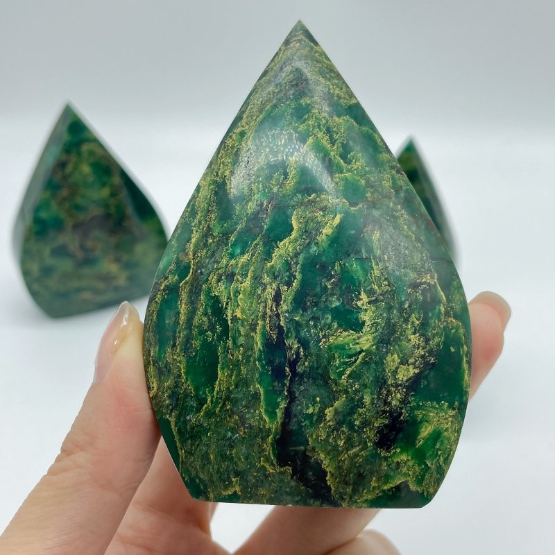 Green Mica Arrow Head Shape Wholesale -Wholesale Crystals