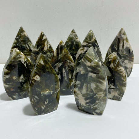 Green Mica Mixed Quartz Arrow Head Shape Wholesale -Wholesale Crystals