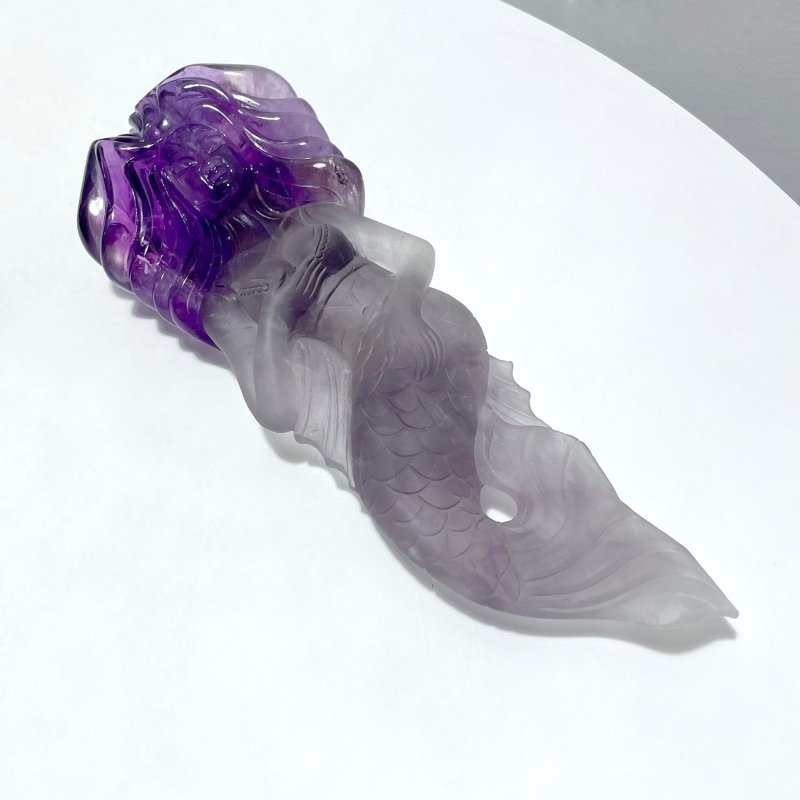 High Quality Amethyst Mermaid Carving - Wholesale Crystals