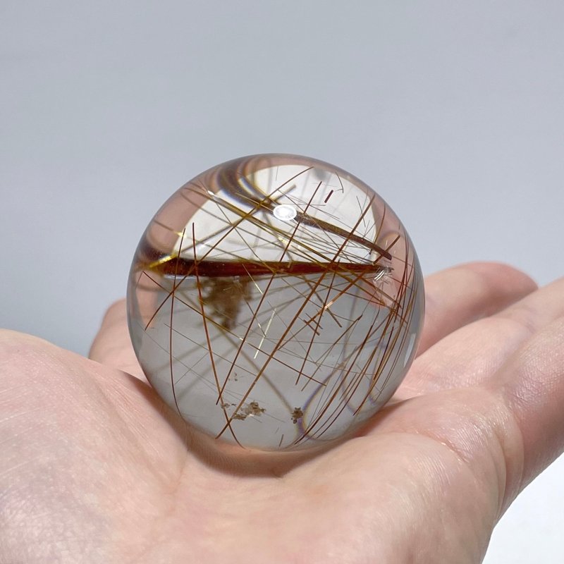 High Quality Clear Rutile Quartz Sphere For Collection - Wholesale Crystals