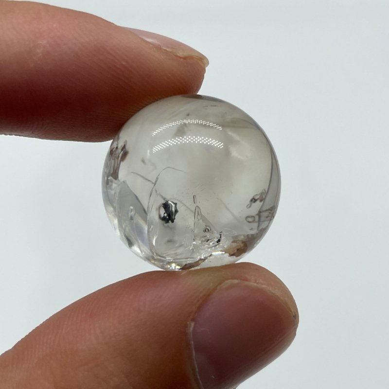 High Quality Enhydro Quartz Sphere With Moving Bubble -Wholesale Crystals