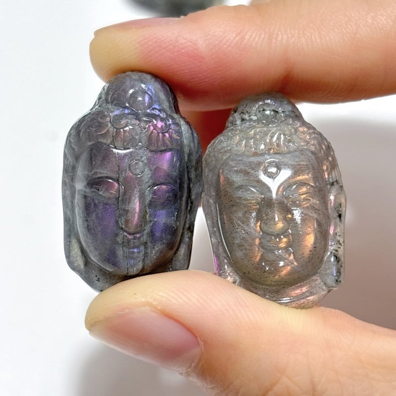 High Quality Labradorite Buddha Head Carving Wholesale - Wholesale Crystals