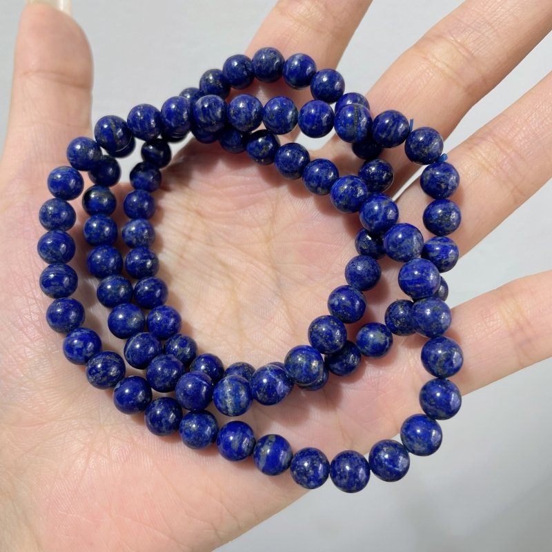 High Quality Lapis Lazuli 3 - Loop Bracelet/Necklace Wholesale - Wholesale Crystals