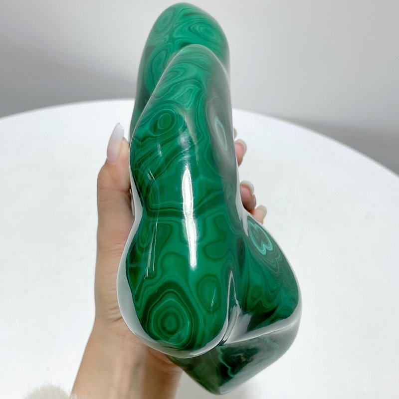 High Quality Large Polished Malachite Free Form - Wholesale Crystals