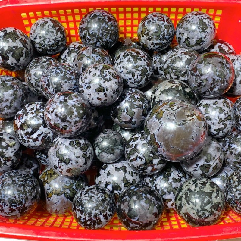 Indigo Gabbro Stone Sphere Ball Wholesale - Wholesale Crystals