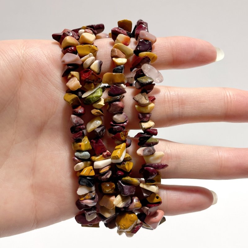 Irregular Crystal Chips Stone DIY Black Tourmaline Lepidolite Loose Beads #5 - Wholesale Crystals