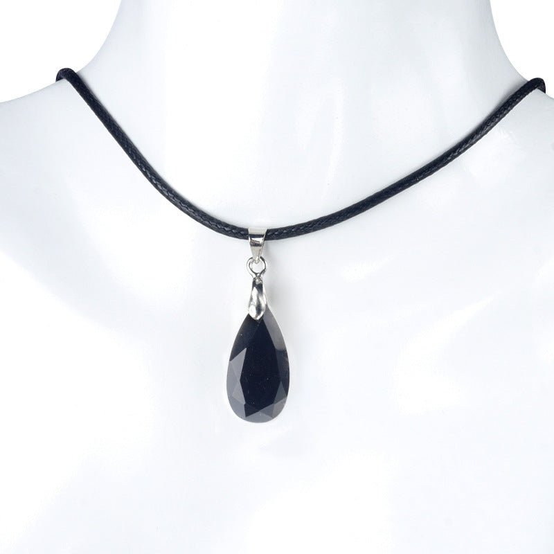 KS1691 - Cut Faceted Diamond Shape Crystal Pendant -Wholesale Crystals