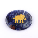 KS2392 - 35*45mm Animal Oval Slice Crystal Laser Engraving -Wholesale Crystals
