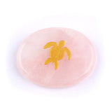 KS2392 - 35*45mm Animal Oval Slice Crystal Laser Engraving -Wholesale Crystals