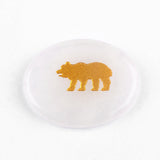 KS2392 - 35*45mm Animal Oval Slice Crystal Laser Engraving -Wholesale Crystals