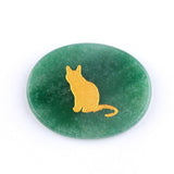 KS2392 - 35*45mm Animal Oval Slice Crystal Laser Engraving -Wholesale Crystals