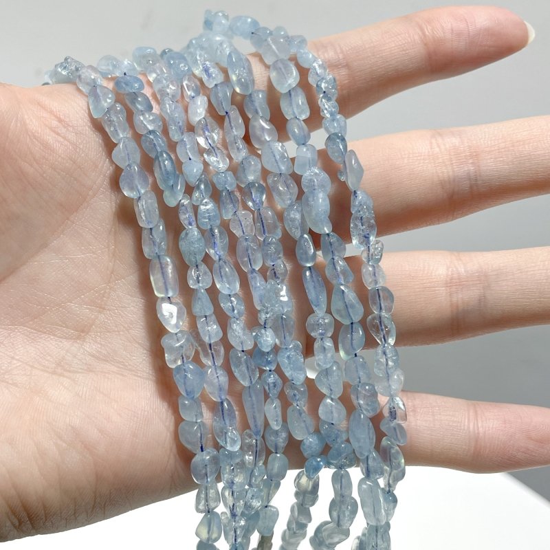 Labradorite Aquamarine Chips Bracelet 0.1 - 0.2in(3 - 5mm) Wholesale - Wholesale Crystals