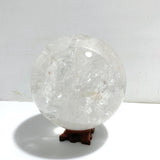 Large Clear Quartz Sphere With Big Rainbow For Collection - Wholesale Crystals