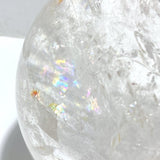 Large Clear Quartz Sphere With Big Rainbow For Collection - Wholesale Crystals