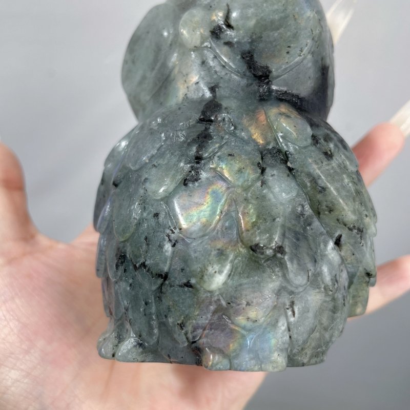 Large Labradorite Owl Carving Wholesale - Wholesale Crystals