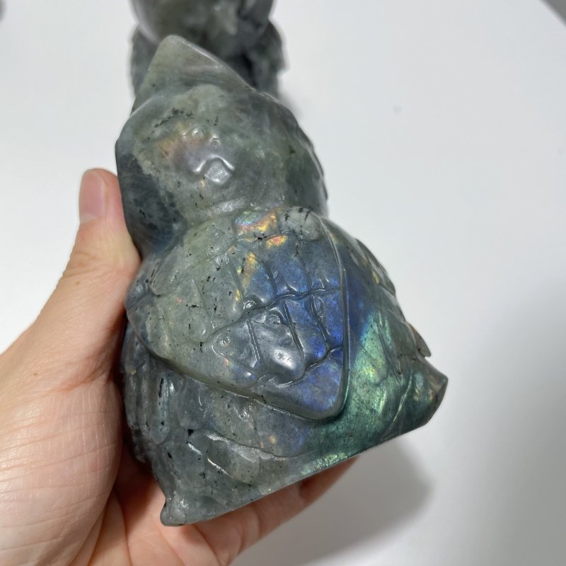 Large Labradorite Owl Carving Wholesale - Wholesale Crystals