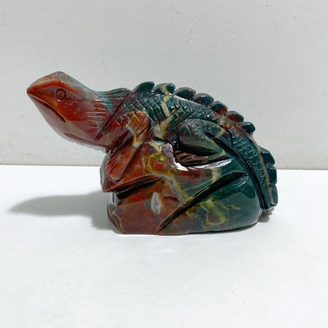 Large Ocean Jasper Lizard Carving 1 -Wholesale Crystals