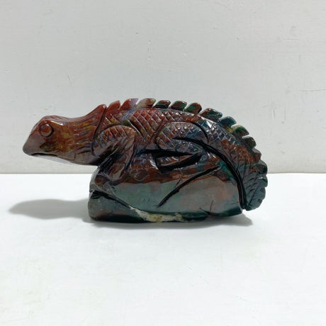 Large Ocean Jasper Lizard Carving 4 -Wholesale Crystals