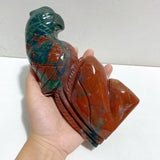Large Ocean Jasper Parrot Carving -Wholesale Crystals