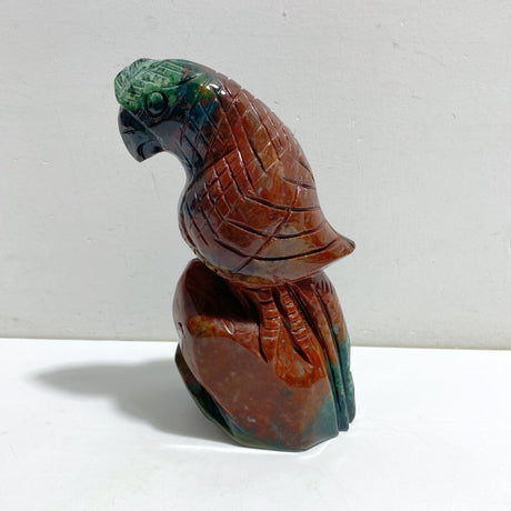 Large Ocean Jasper Parrot Carving -Wholesale Crystals
