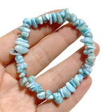 Larimar Gravel Chips Bracelets Wholesale -Wholesale Crystals
