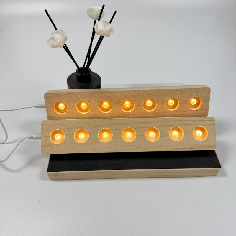 LED Wooden Crystal Stands 4 - Wholesale Crystals