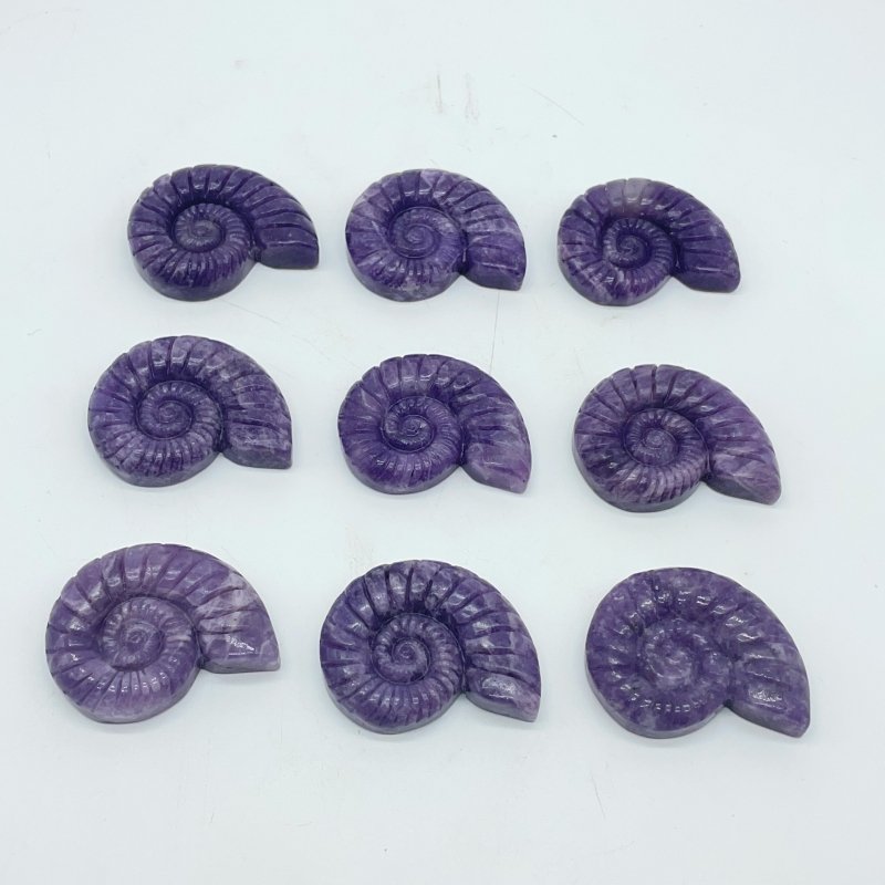 Lepidolite Conch Carving Wholesale -Wholesale Crystals