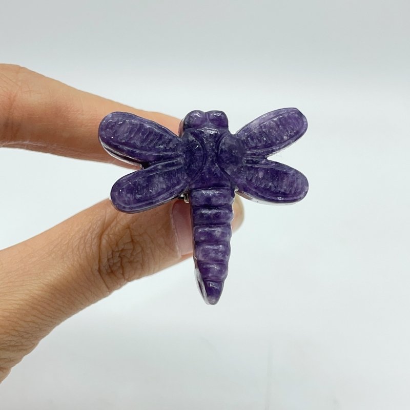 Lepidolite Dragonfly Car Air Vent Clip Wholesale -Wholesale Crystals